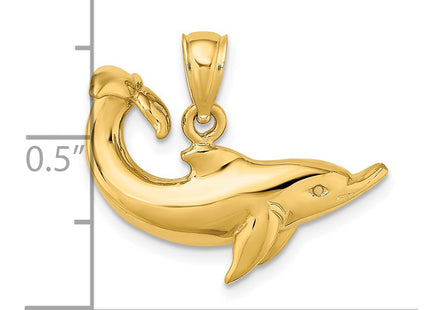 14K gold charm, another view