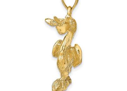 14K gold starfish charm, alternate view
