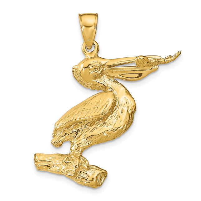 14k Yellow Gold Pendants Style K8061 - Classique Jewelry Inc.