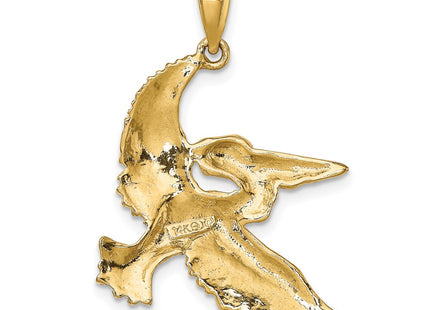14K gold charm, further view