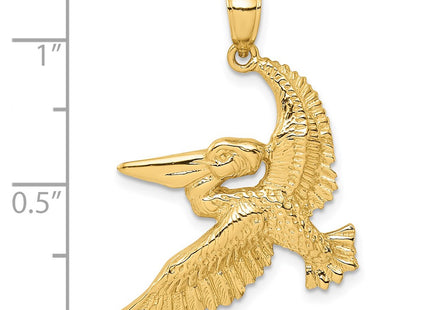 14K gold charm, another view