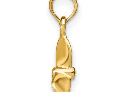 14K gold charm, alternate view