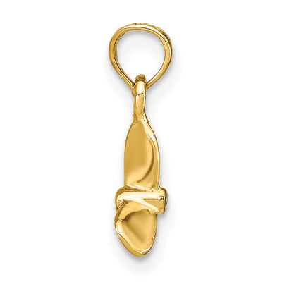 14K 3-D w/ 3 Blades Propeller Charm, 19.85 x 14.4mm