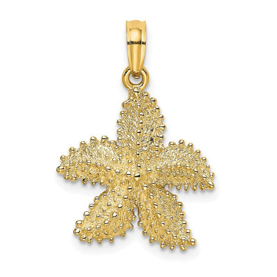 14K gold starfish charm