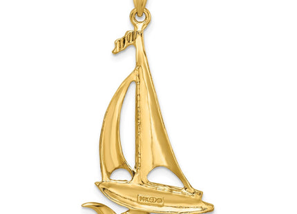 14k Yellow Gold Pendants Style K8092 - Classique Jewelry Inc.