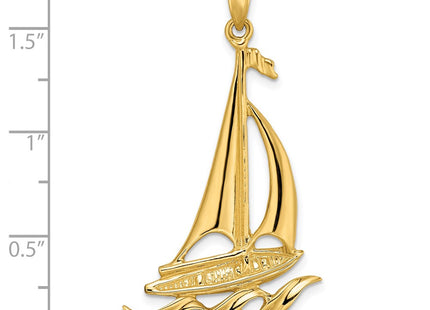 14k Yellow Gold Pendants Style K8092 - Classique Jewelry Inc.