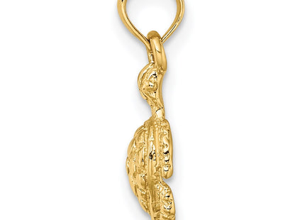14K gold charm, alternate view