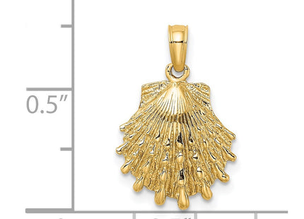 14K gold paw charm, another view
