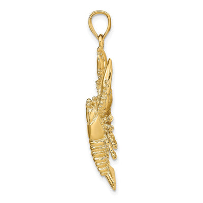 14K Lobster Pendant, 43 x 22mm