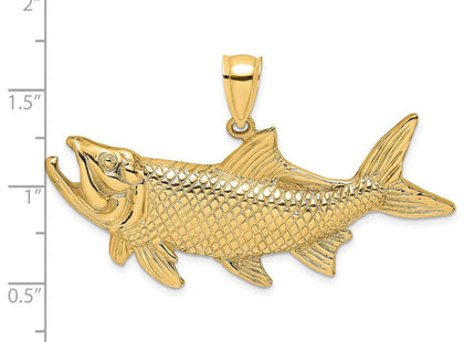 14K Tarpon Fish w/Open Mouth Charm (Style K8132)