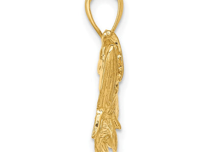 14K gold charm, alternate view