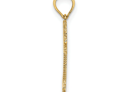 14K Bahamas Palm Tree Charm, 22.05 x 16.65mm