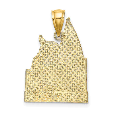 14K CURACAO w/ Sailboat and Seagull Charm