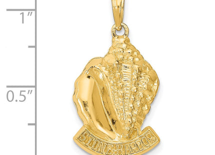 14k Yellow Gold Pendants Style K8229 - Classique Jewelry Inc.