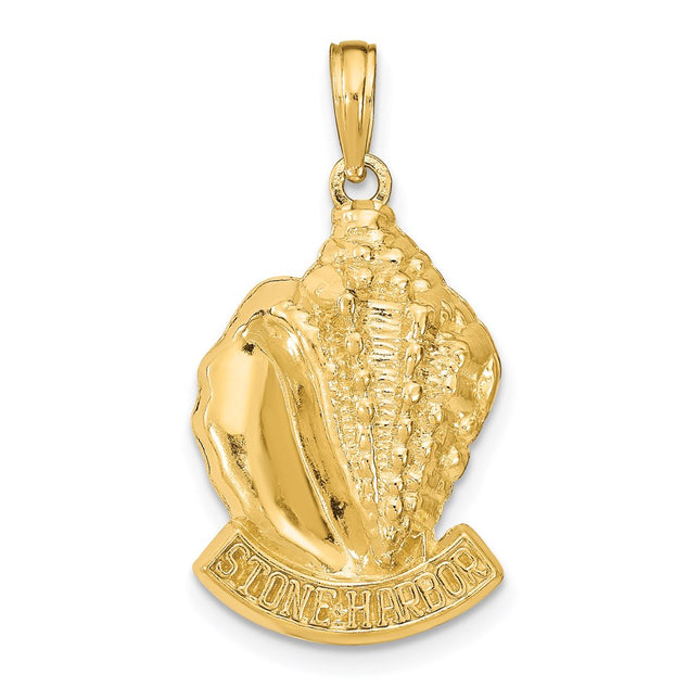 14k Yellow Gold Pendants Style K8229 - Classique Jewelry Inc.