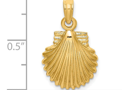 14K gold charm, another view