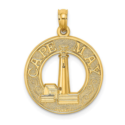14K CAPE MAY w/ Lighthouse Charm