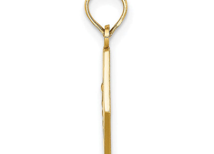 14K gold charm, alternate view