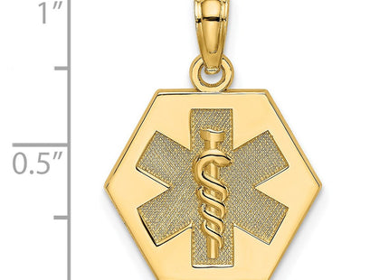 14K gold charm, another view