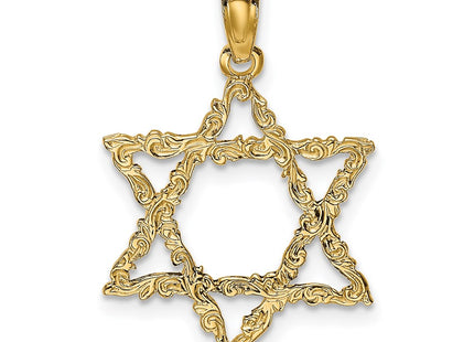 14K gold star charm