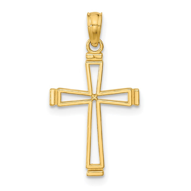 14k Yellow Gold Pendants Style K8429 - Classique Jewelry Inc.