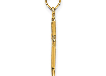 14k Yellow Gold Pendants Style K8430 - Classique Jewelry Inc.