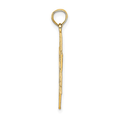 14K Star of David W/ Chai Center Charm