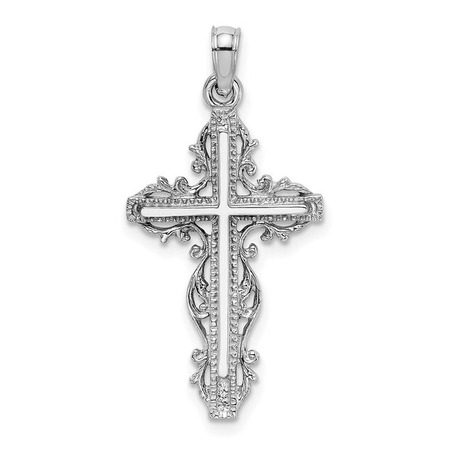 14k White Gold Jewelry Style K8457W - Classique Jewelry Inc.