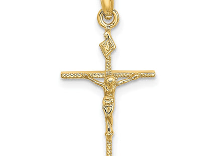 14K INRI Crucifix Charm (Style K8463)