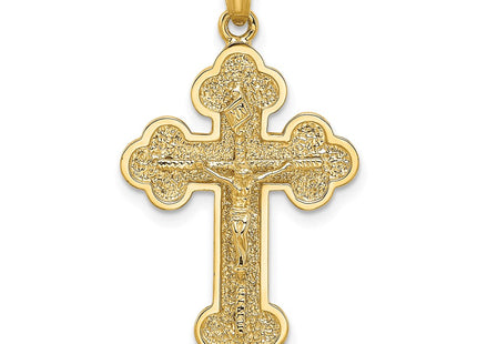 14K gold crucifix charm