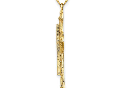 14k Yellow Gold Pendants Style K8473 - Classique Jewelry Inc.