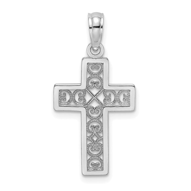 14k White Gold Jewelry Style K8504W - Classique Jewelry Inc.