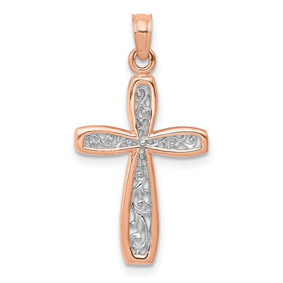 14K rose gold pendants & charm