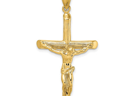 14K gold crucifix charm