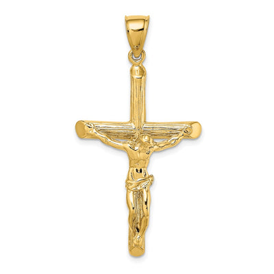 14K gold crucifix charm