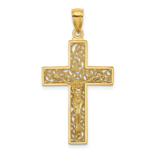 14k Yellow Gold Jewelry Style K8598 - Classique Jewelry Inc.
