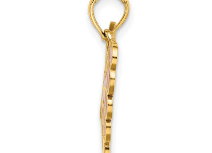 14k Yellow Gold Pendants Style K8618 - Classique Jewelry Inc.