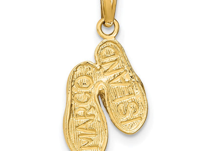 14k Yellow Gold Pendants Style K8648 - Classique Jewelry Inc.