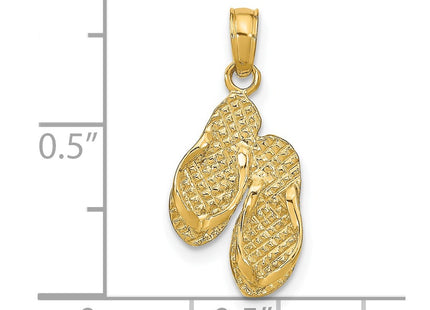 14k Yellow Gold Pendants Style K8648 - Classique Jewelry Inc.