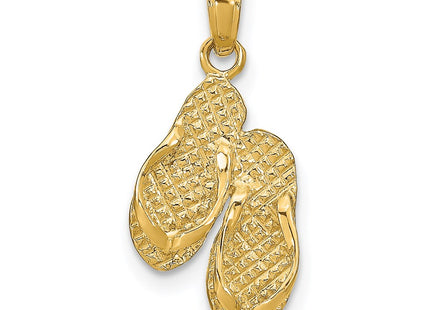 14k Yellow Gold Pendants Style K8648 - Classique Jewelry Inc.