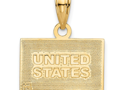 14k Yellow Gold Pendants Style K868 - Classique Jewelry Inc.