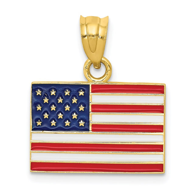 14k Yellow Gold Pendants Style K868 - Classique Jewelry Inc.