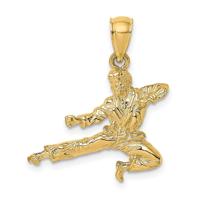 14k Yellow Gold Pendants Style K8763 - Classique Jewelry Inc.