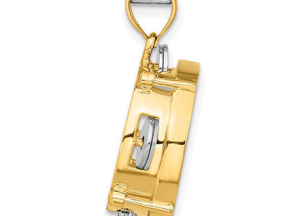 14k Two-tone Jewelry Style K8789 - Classique Jewelry Inc.