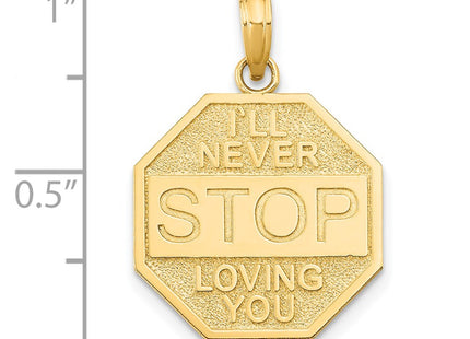 14k Yellow Gold Pendants Style K8822 - Classique Jewelry Inc.