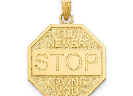 14k Yellow Gold Pendants Style K8822 - Classique Jewelry Inc.