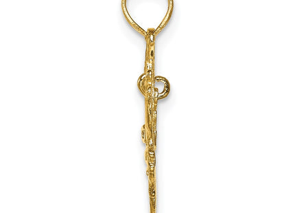 14k Yellow Gold Pendants Style K8855 - Classique Jewelry Inc.