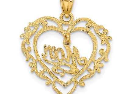 14k Yellow Gold Pendants Style K8855 - Classique Jewelry Inc.