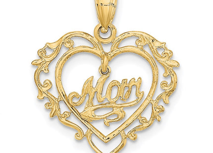 14k Yellow Gold Pendants Style K8855 - Classique Jewelry Inc.