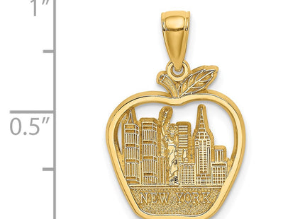 14K gold pendant, further view